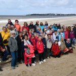 Photo de groupe sur la plage de Saint-Georges-de-Didonne